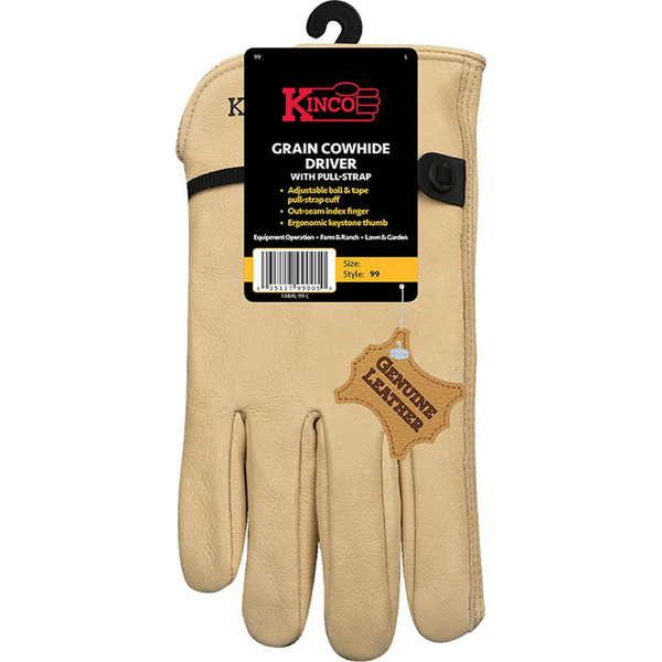 Kinco GLOVES DRV FLLGRN TAN XL 99-XL